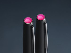 Juego de bolígrafos de ágata magenta 2216036